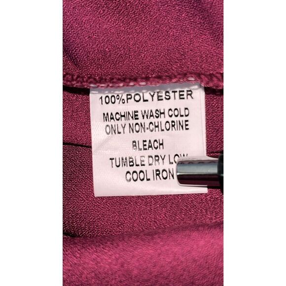 Papermoon Women's Size Medium Purple Button Down Tunic Dress Knee Length NWT - Picture 7 of 9
